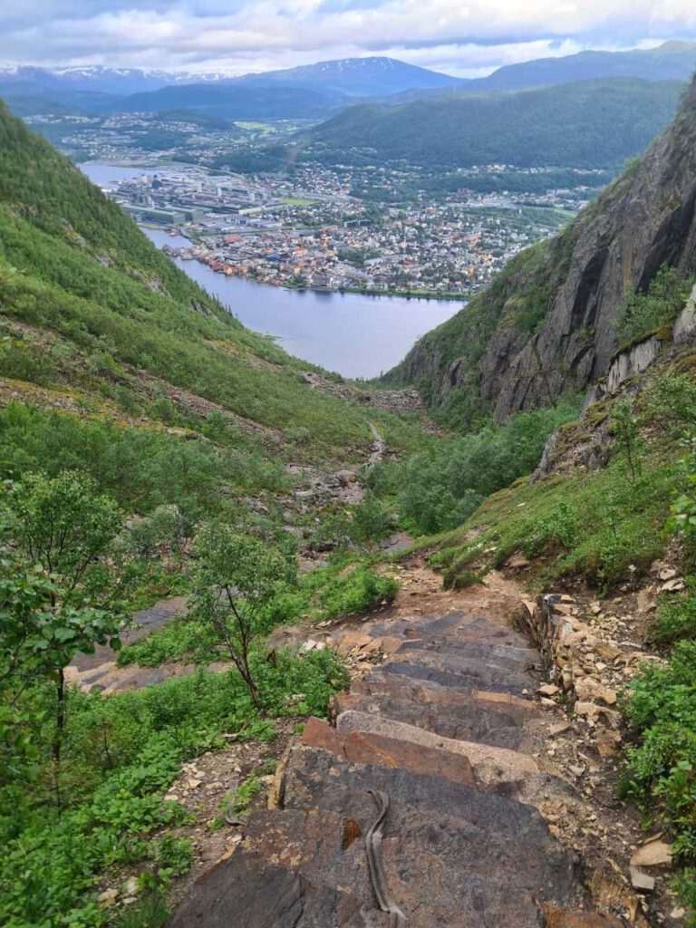 Helgelandstrappa in Mosjoen