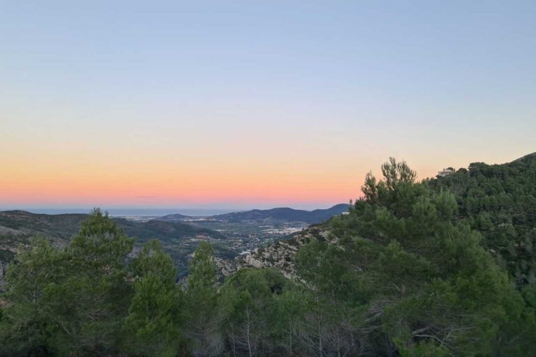 Aussicht von Alans Terrasse