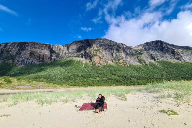 Langsanden-Strand in Norwegen